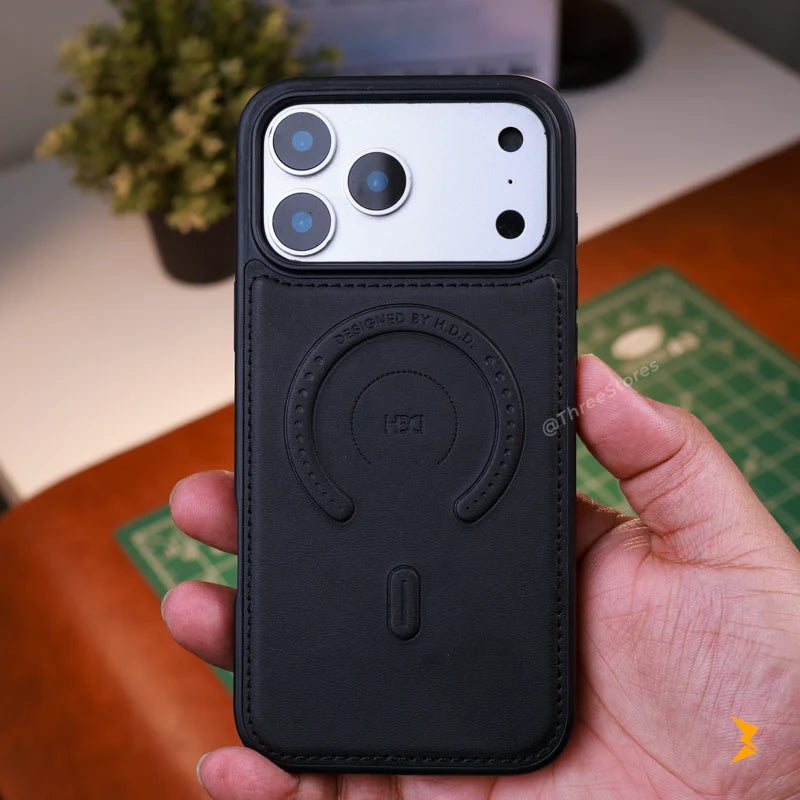 HDD Leather Dots Magsafe Case iPhone 17 Pro Max
