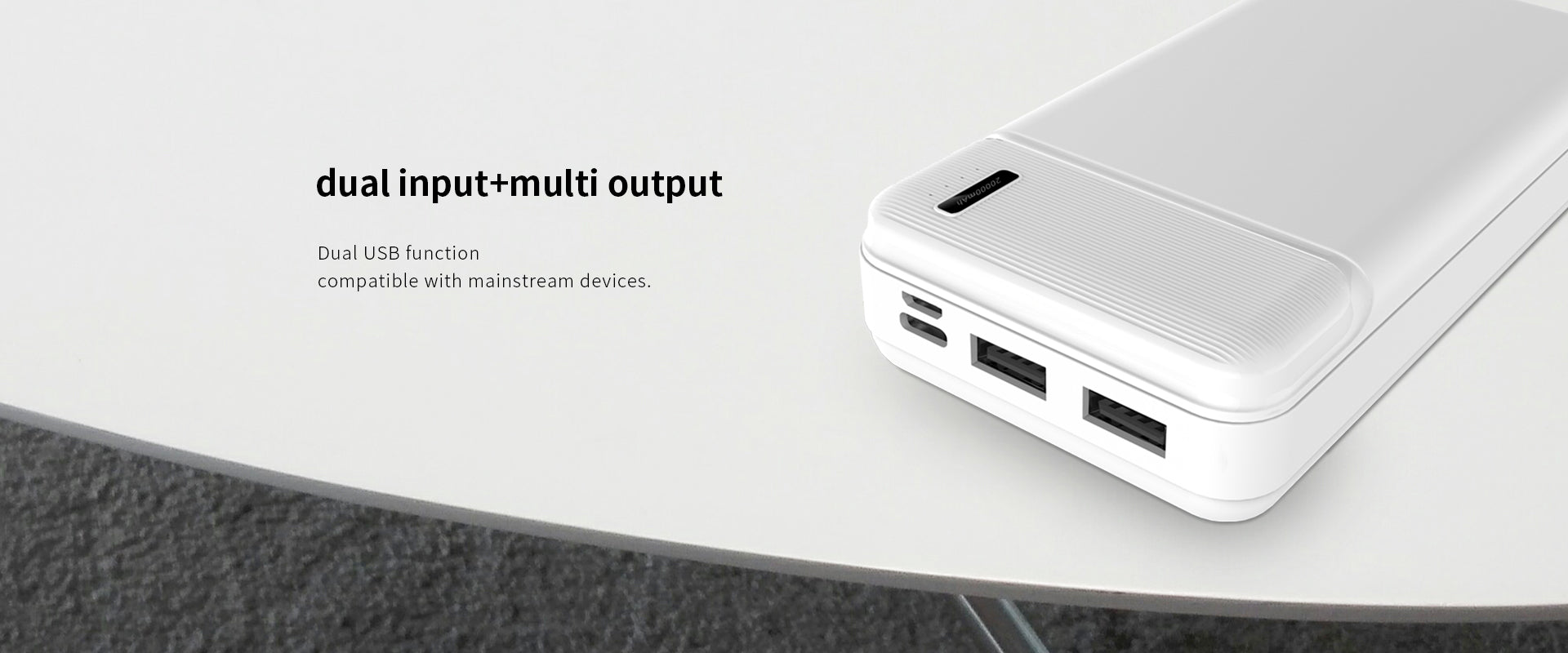 Recci Burton Power Bank 20000 mah 4 Ports RPB-N17C