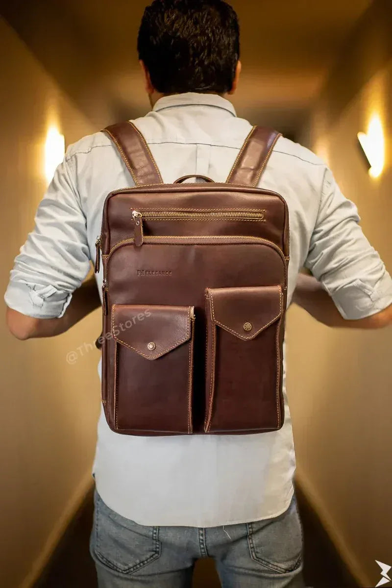 N Elegance Leather Bag - Three