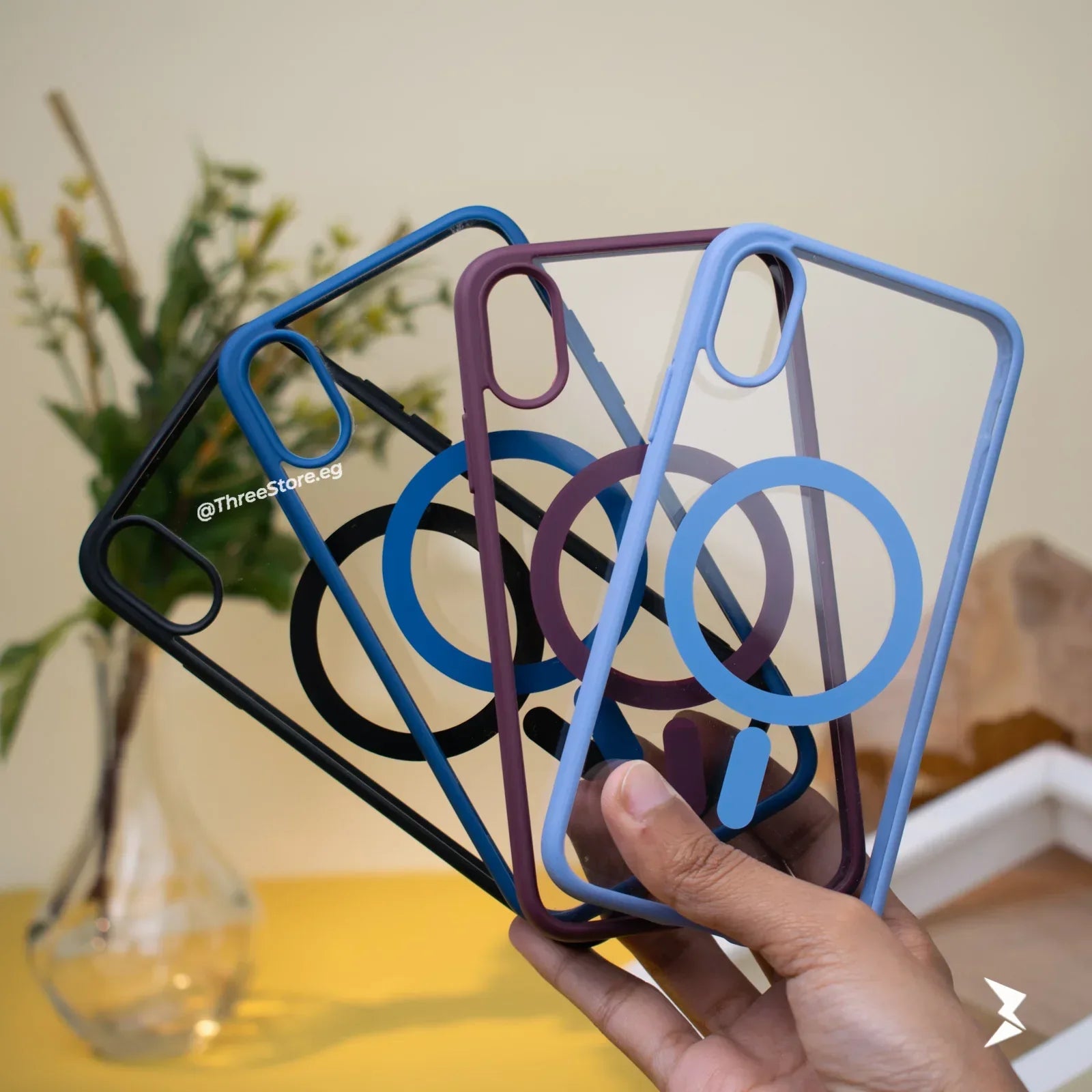 Berlia Colors Magsafe Case iPhone X - Three