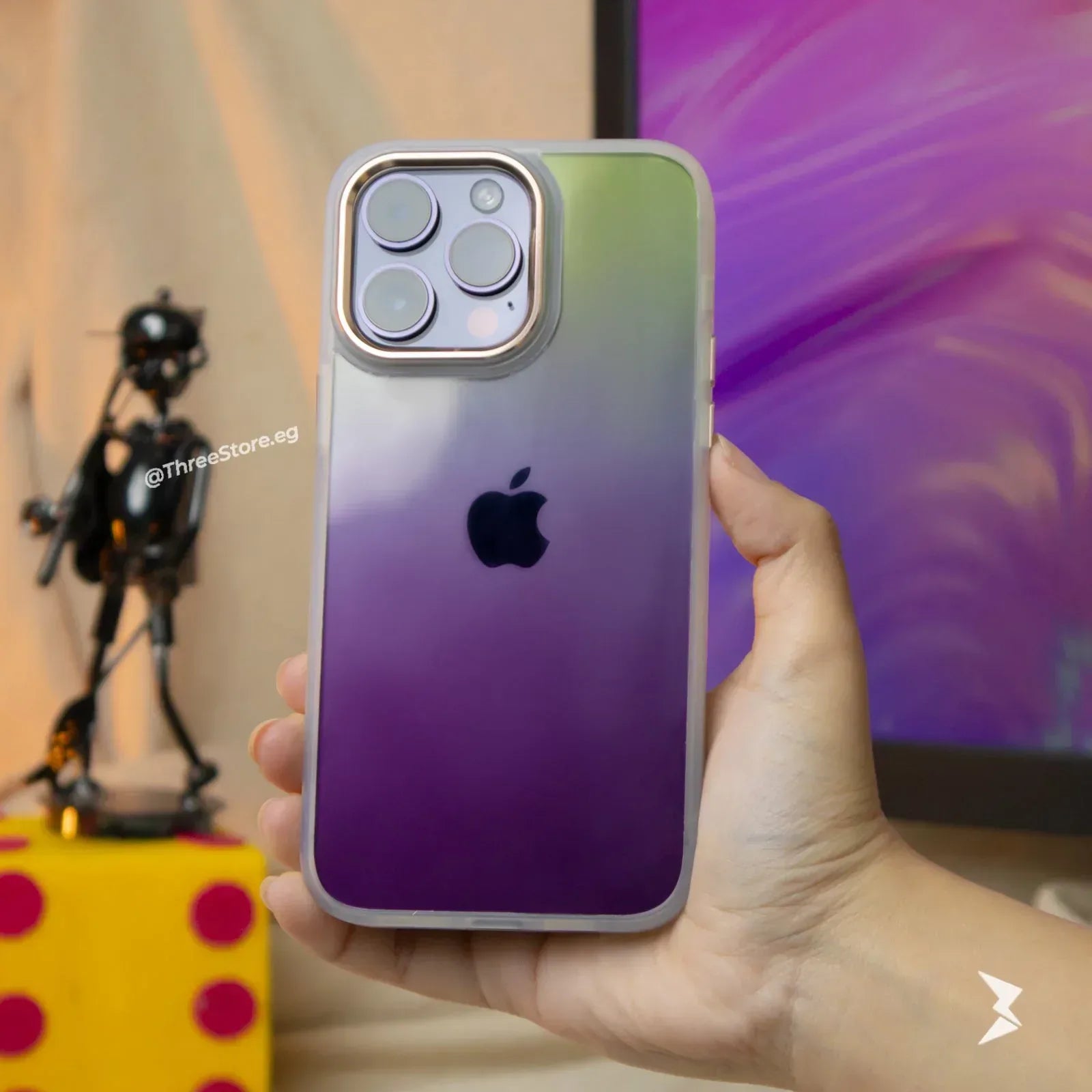 Lanex Fashion Plating Case iPhone 15 Pro Max - Three