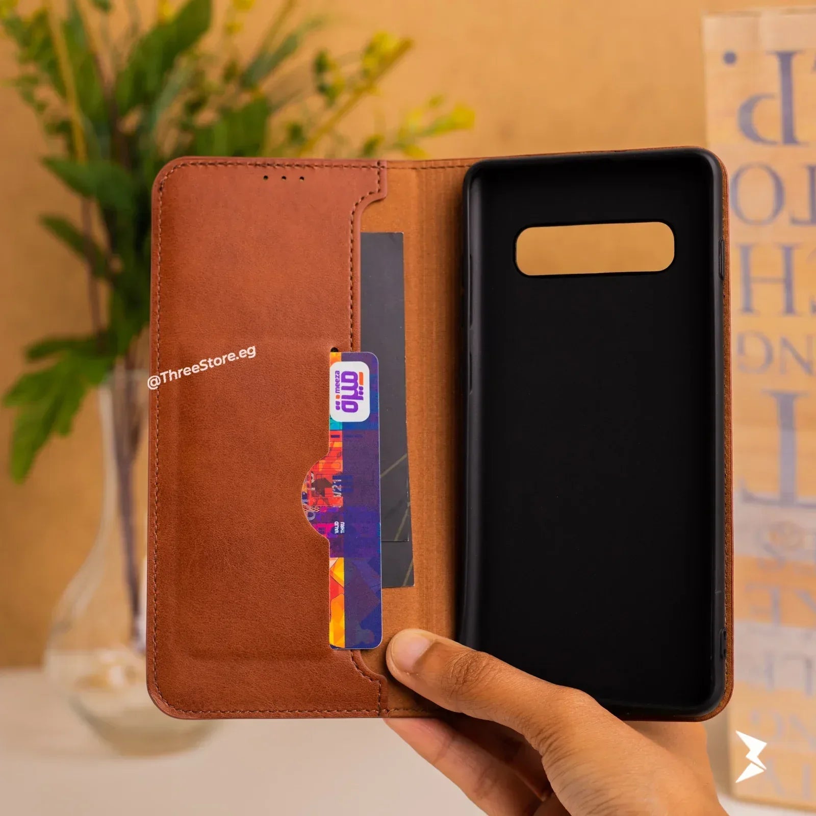 Cradle Flip Leather Case Samsung Note 8 - Three