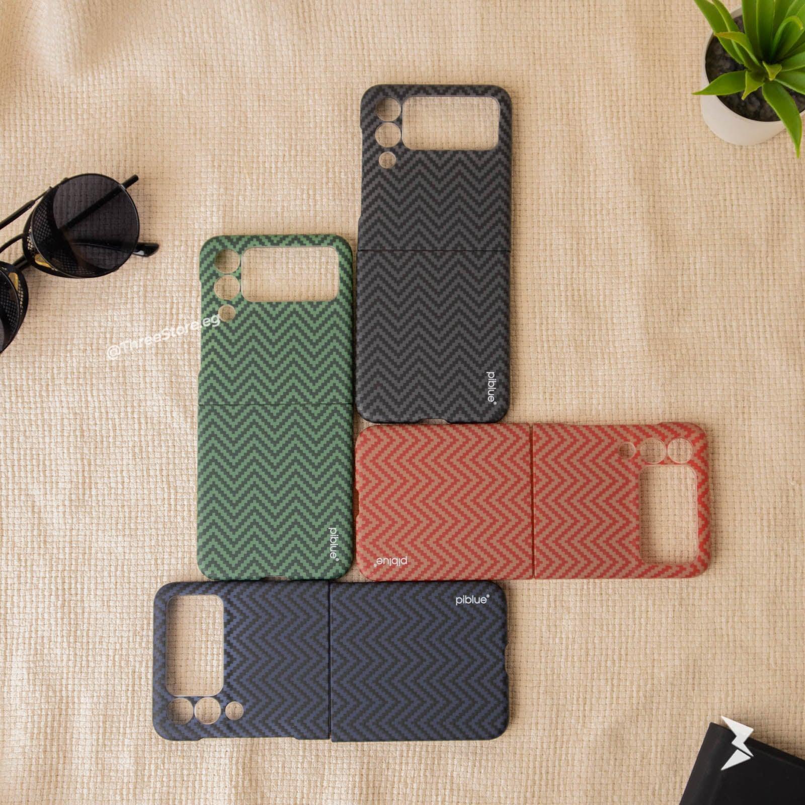 Piblue V-Shaped Kevlar Case Samsung Z Flip 4 - Three