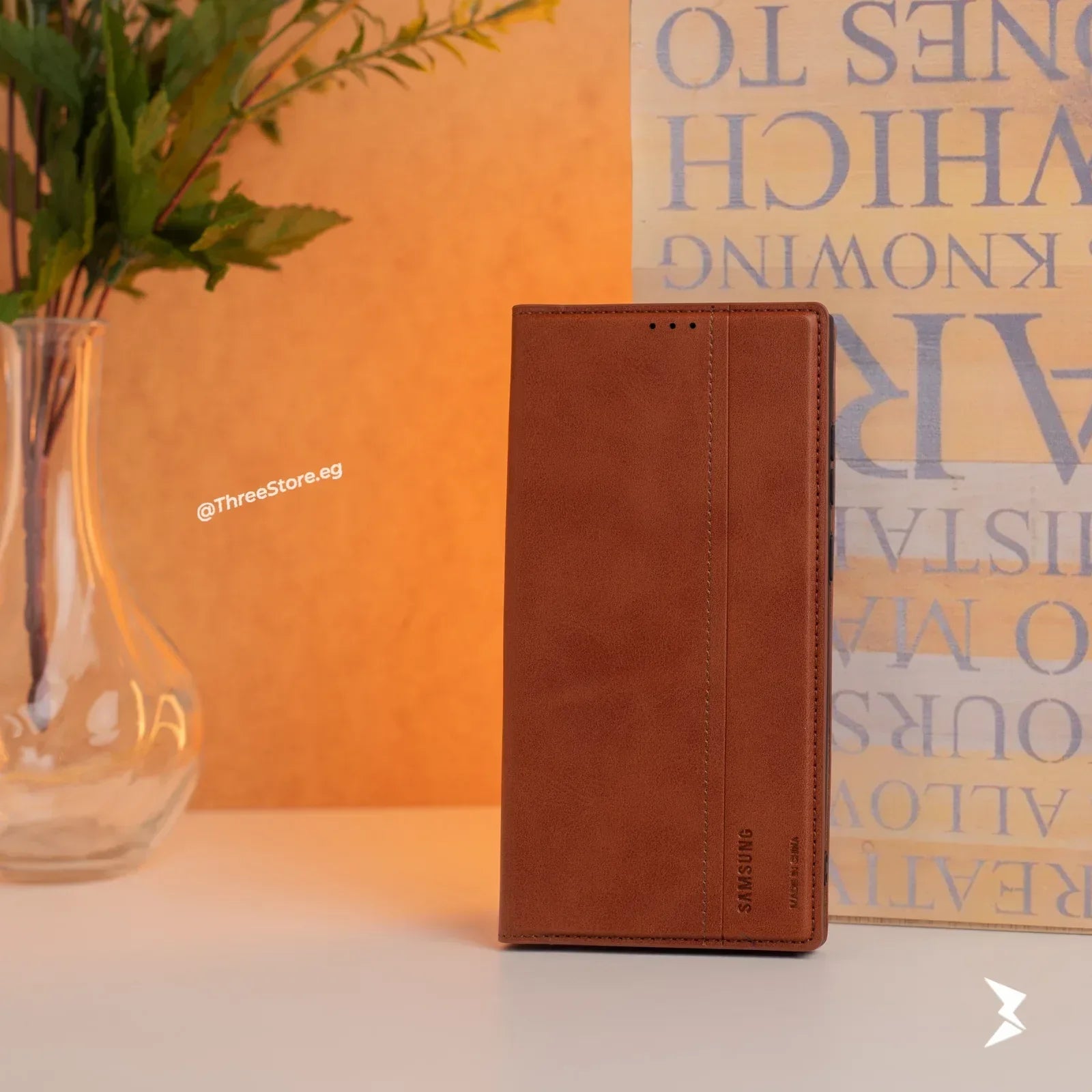 Cradle Flip Leather Case Samsung S22 Ultra - Three