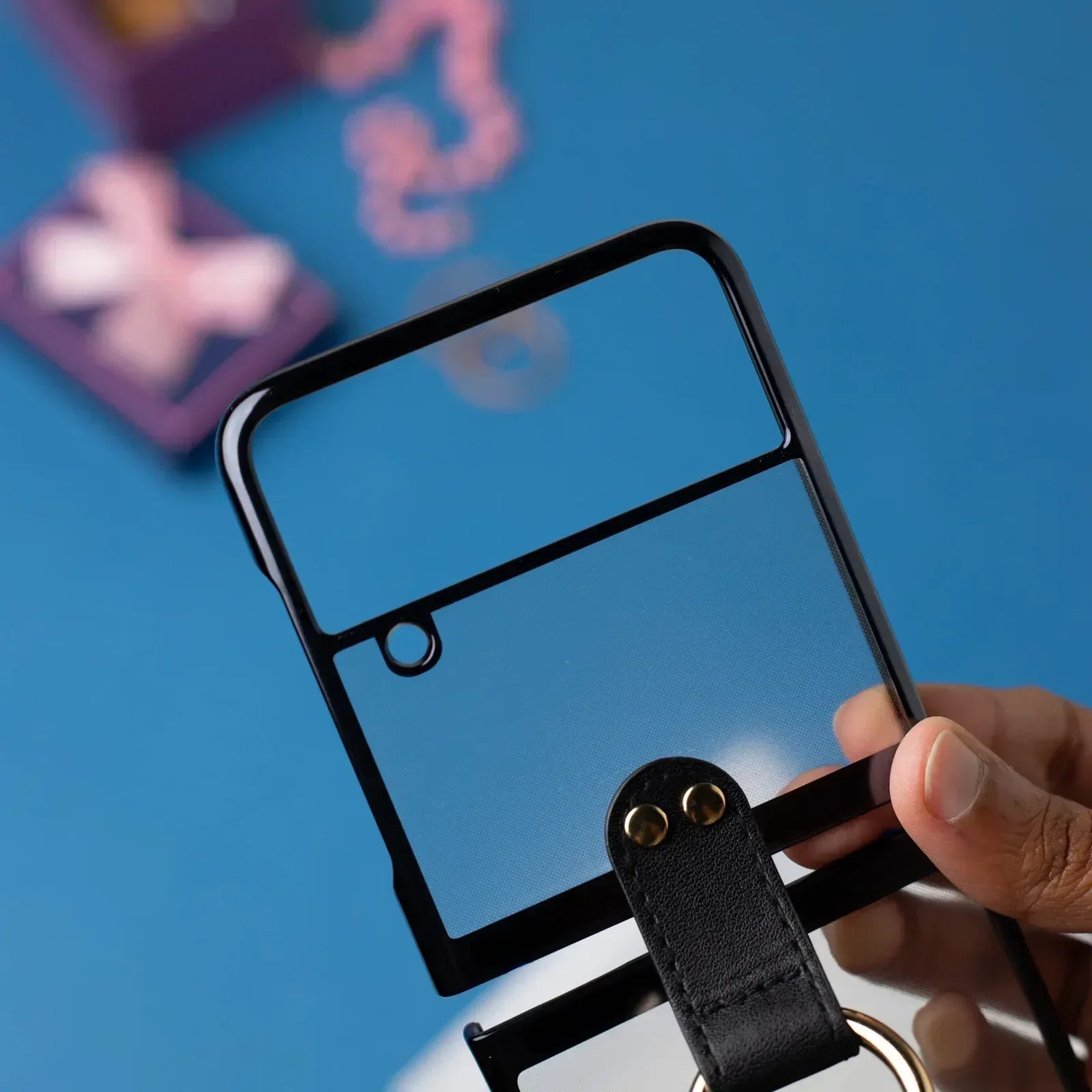 Transparent Ring Case Z Flip 3 - Three