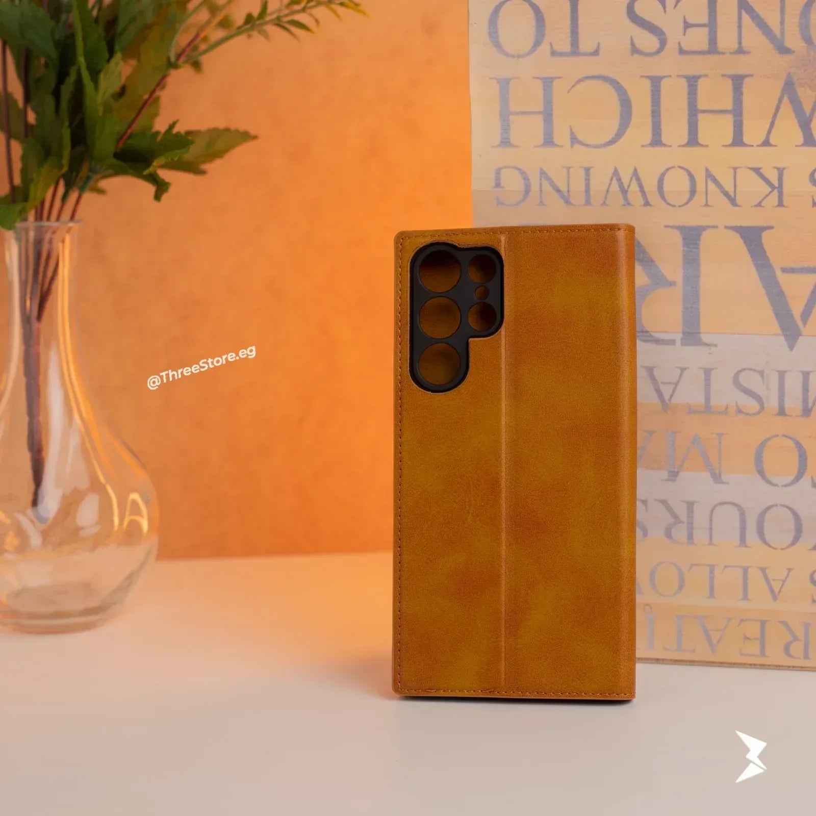 Cradle Flip Leather Case Samsung S22 Ultra - Three