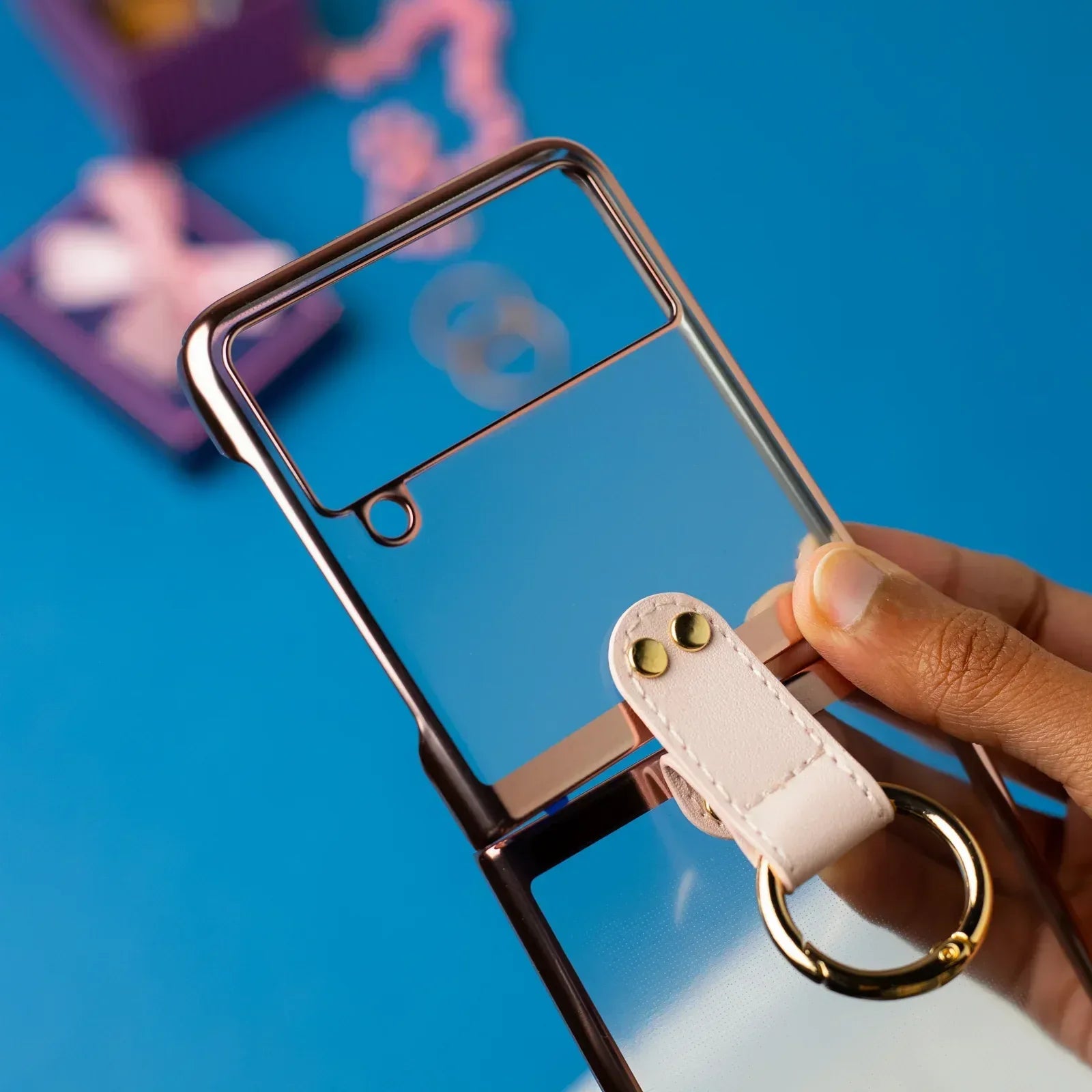 Transparent Ring Case Z Flip 3 - Three