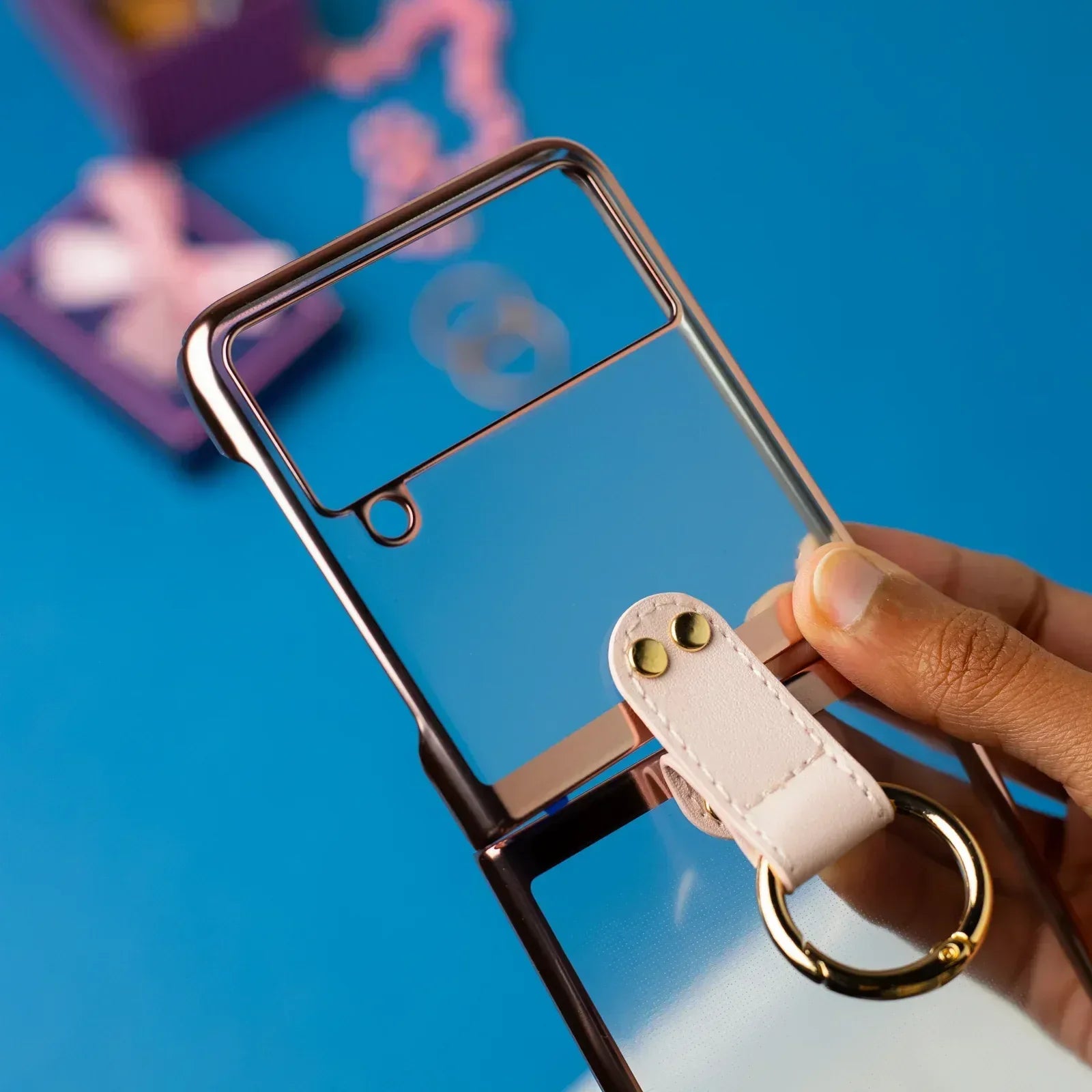 Transparent Ring Case Z Flip 3 - Three