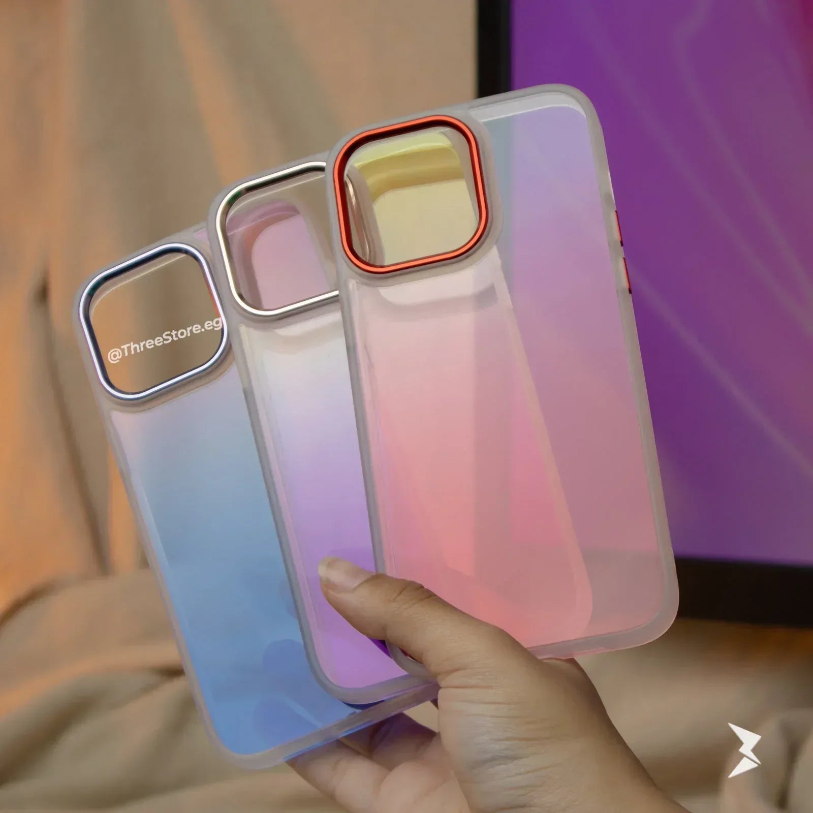 Lanex Fashion Plating Case iPhone 15 Pro Max - Three