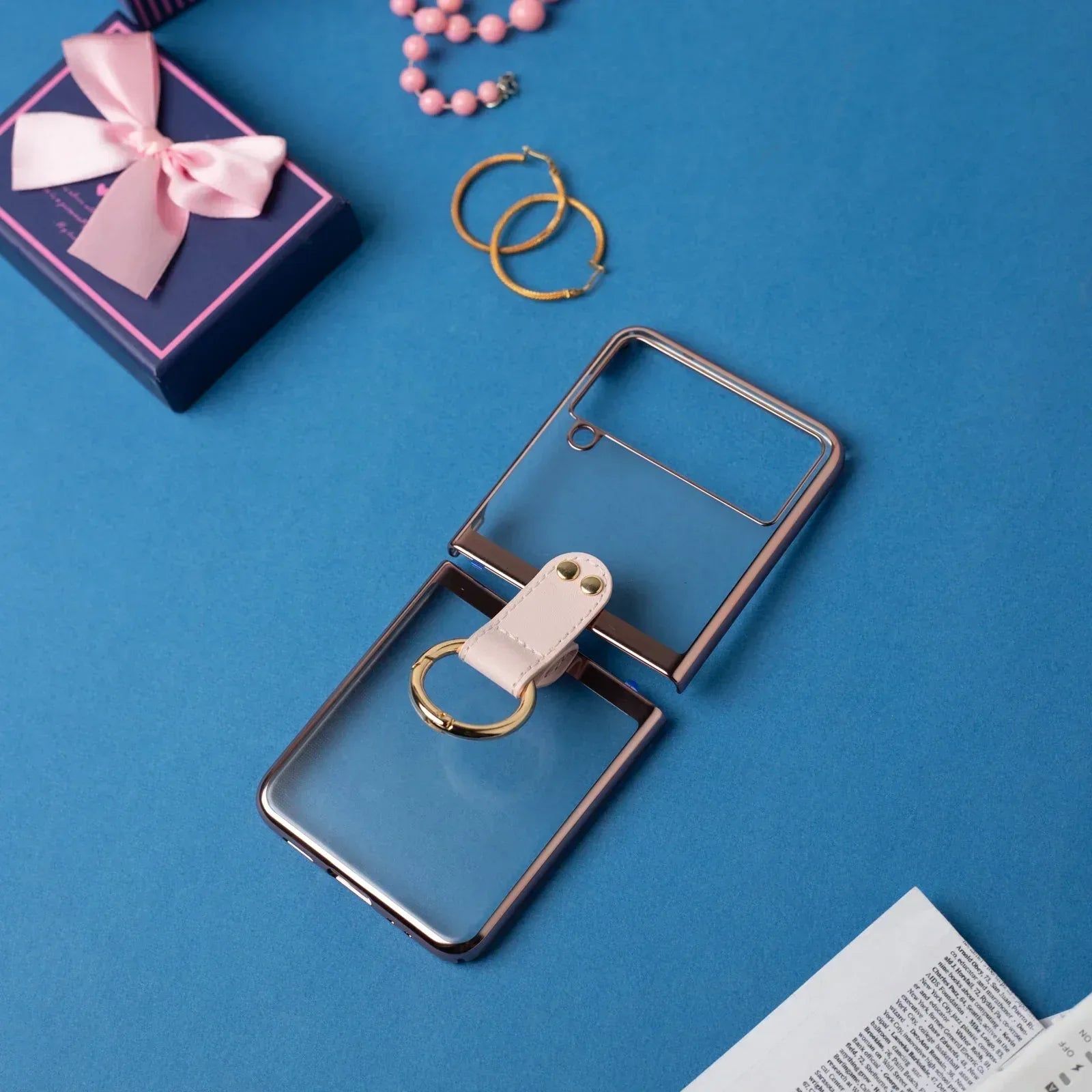 Transparent Ring Case Z Flip 4 - Three