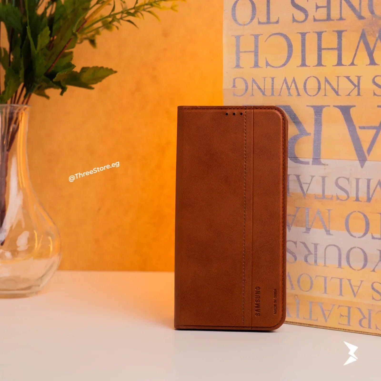 Cradle Flip Leather Case Samsung Note 8 - Three