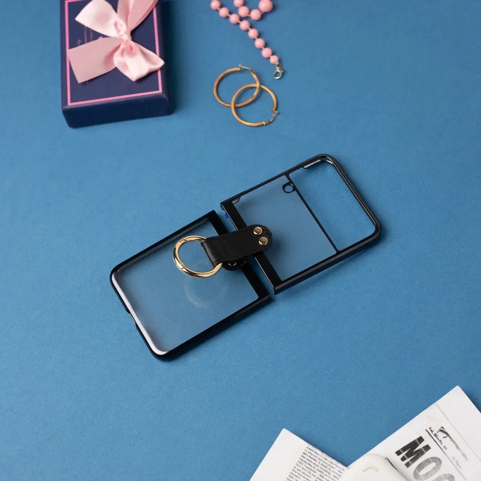 Transparent Ring Case Z Flip 4 - Three