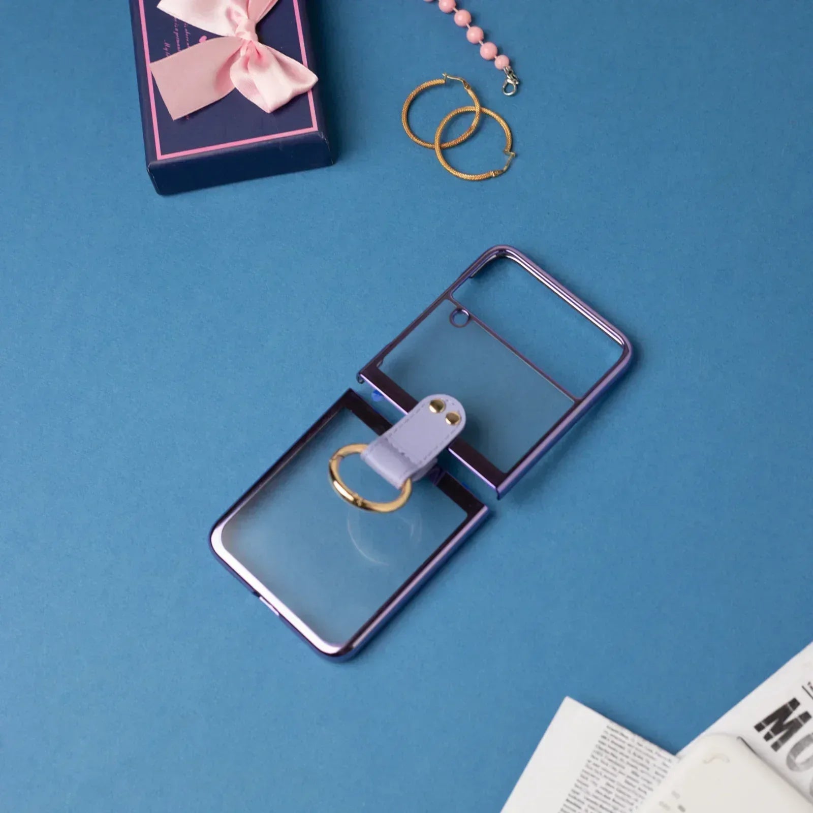 Transparent Ring Case Z Flip 3 - Three