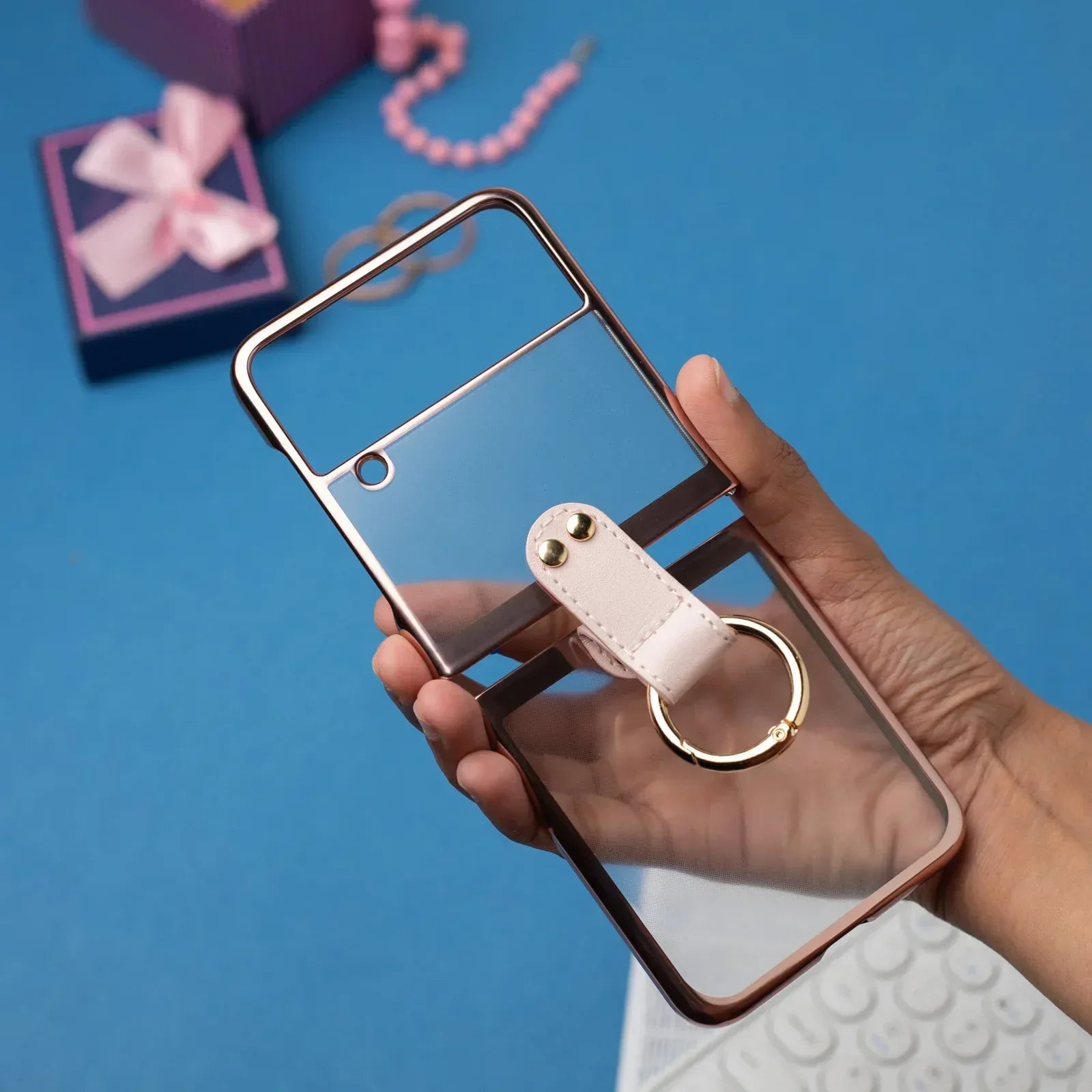 Transparent Ring Case Z Flip 3 - Three