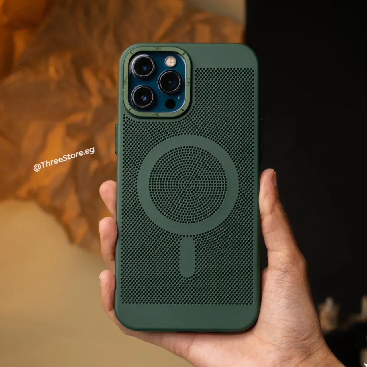 Grid Cooling MagSafe Magnetic Phone Case iPhone 14 Pro - Three