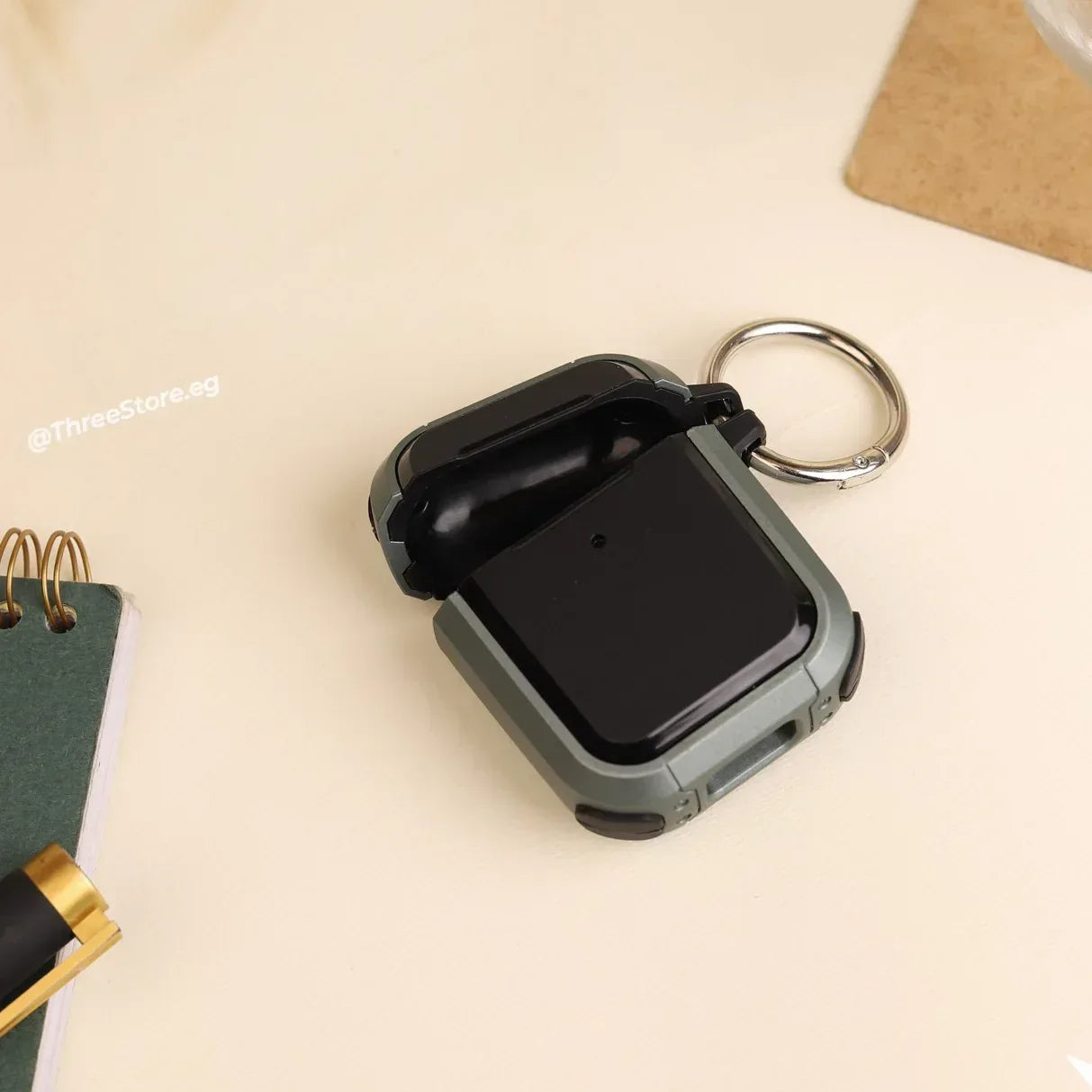 EggShill Color Frame Case For Airpods 1/2 - Three