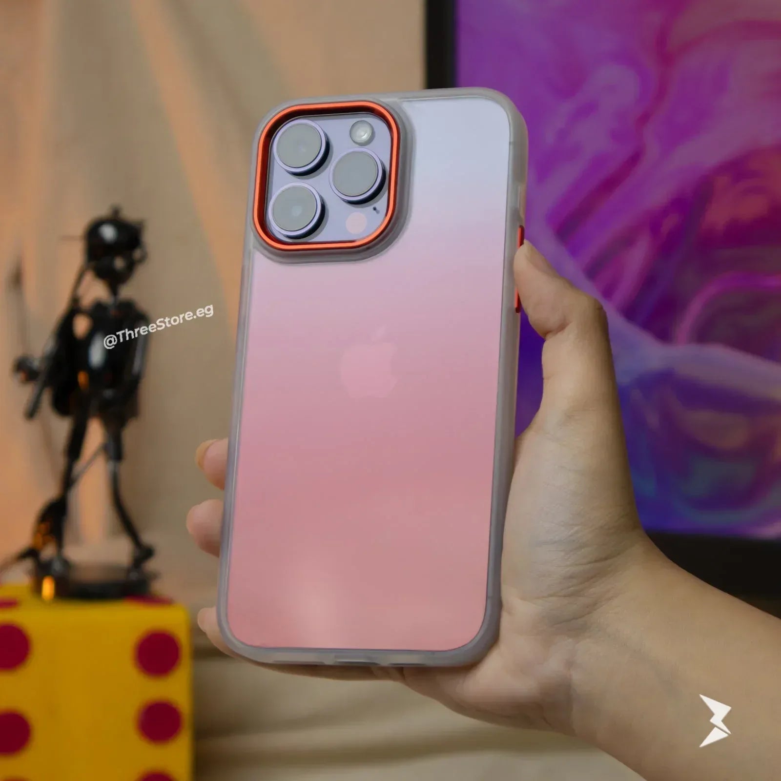 Lanex Fashion Plating Case iPhone 15 Pro Max - Three