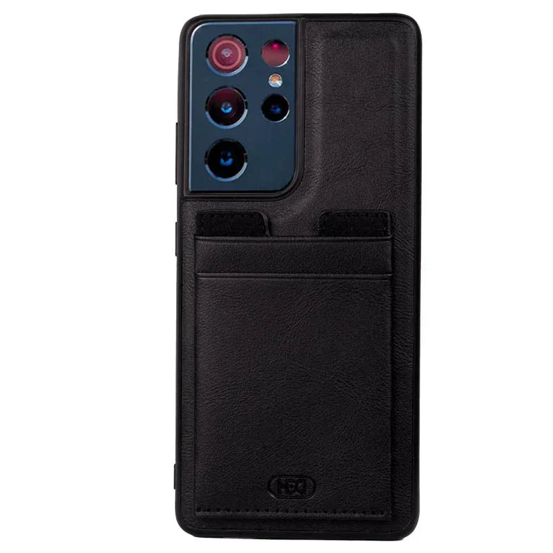 Hdd Leather Slim invisible Card Case Samsung S21 Ultra - Three