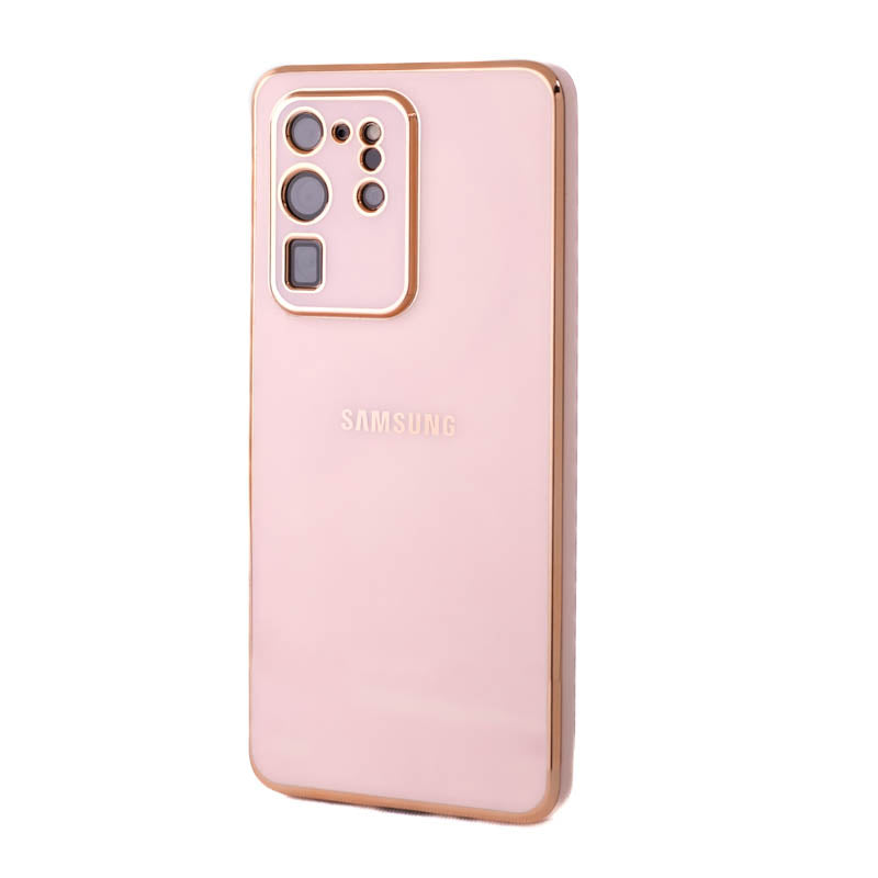 Plating Gold Lens Protection Case Samsung S20 Ultra