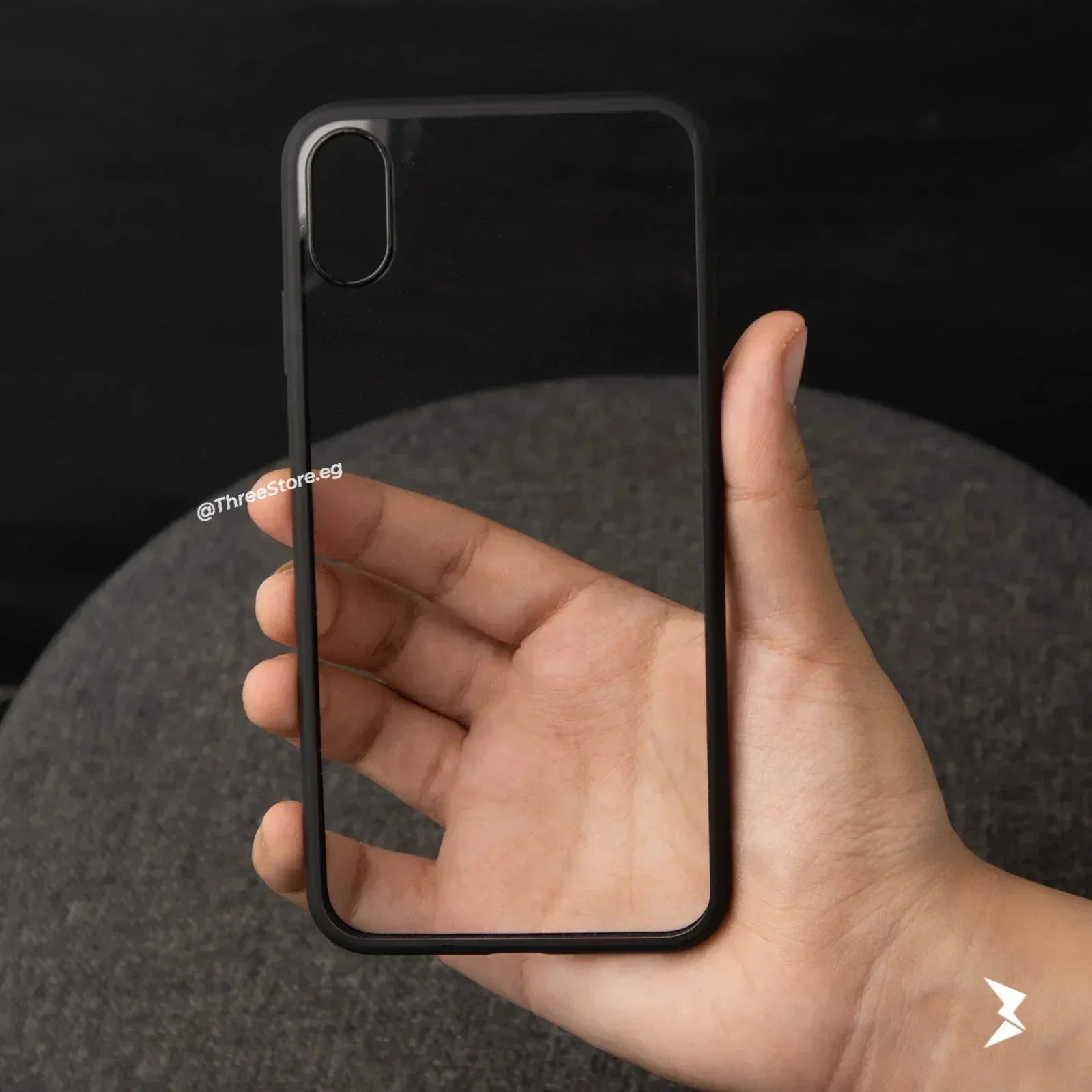 Q Series TPU Clear Back Case iPhone X - Three
