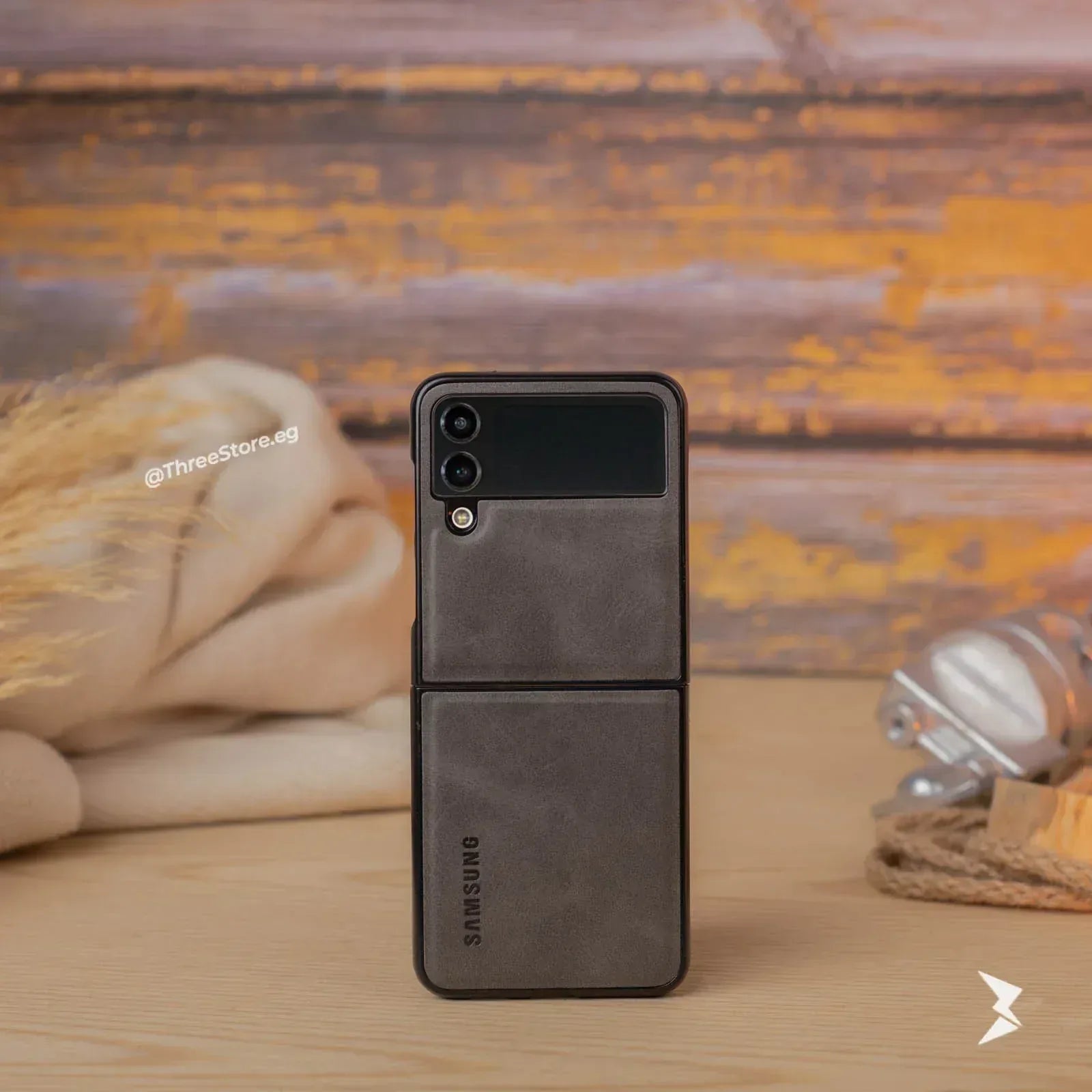 Craft Leather Case Samsung Z Flip 4 - Three