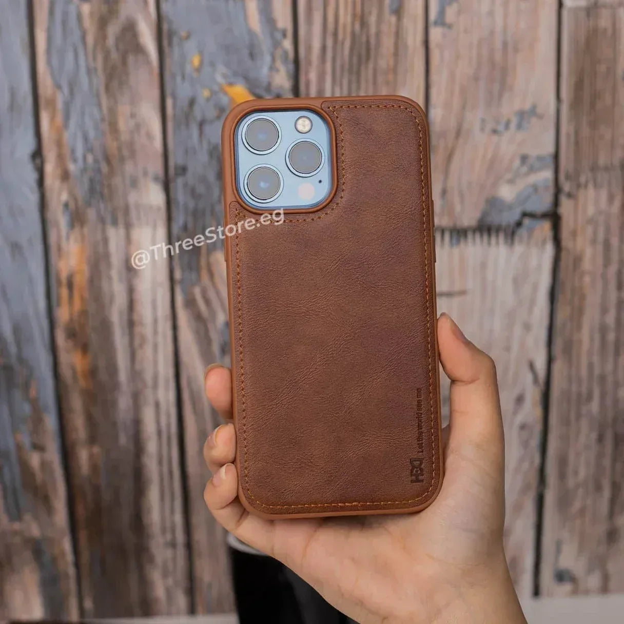 HDD Leather Case iPhone 13 Pro Max - Three