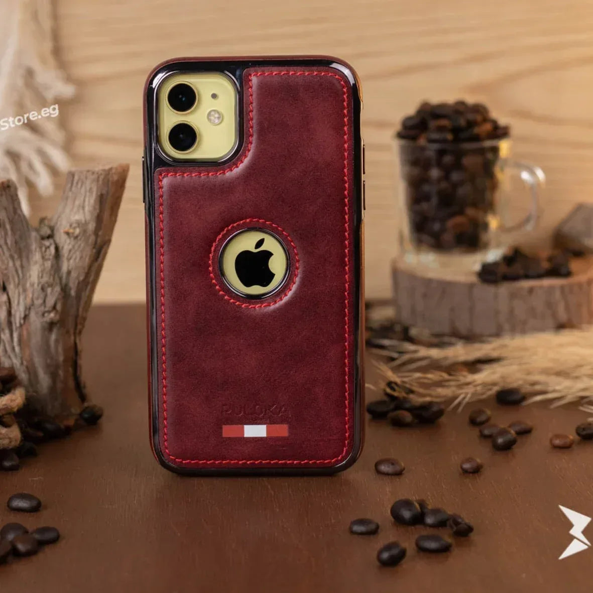 Puloka HandMade Leather Case iPhone 11 - Three