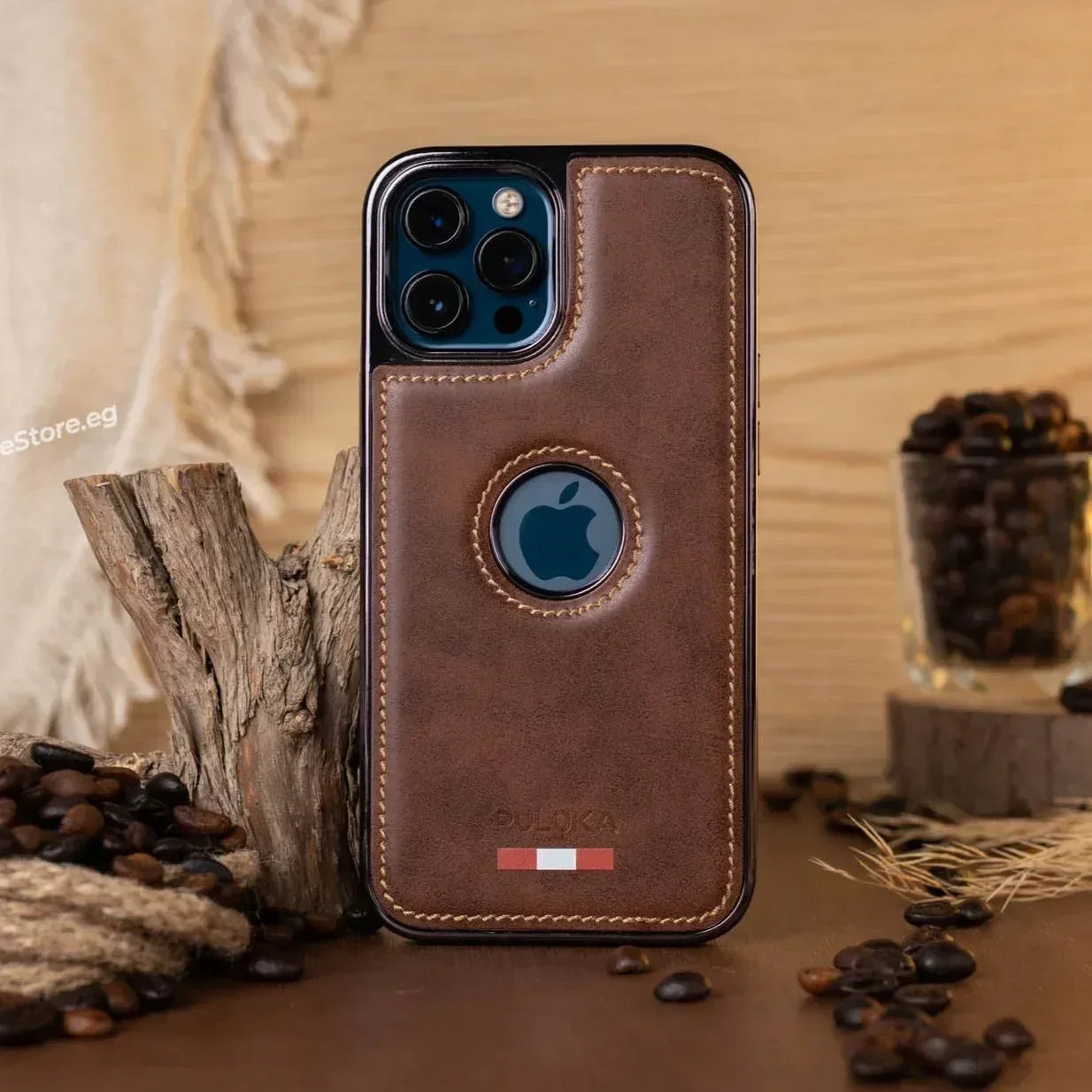 Puloka HandMade Leather Case iPhone 14 Pro - Three