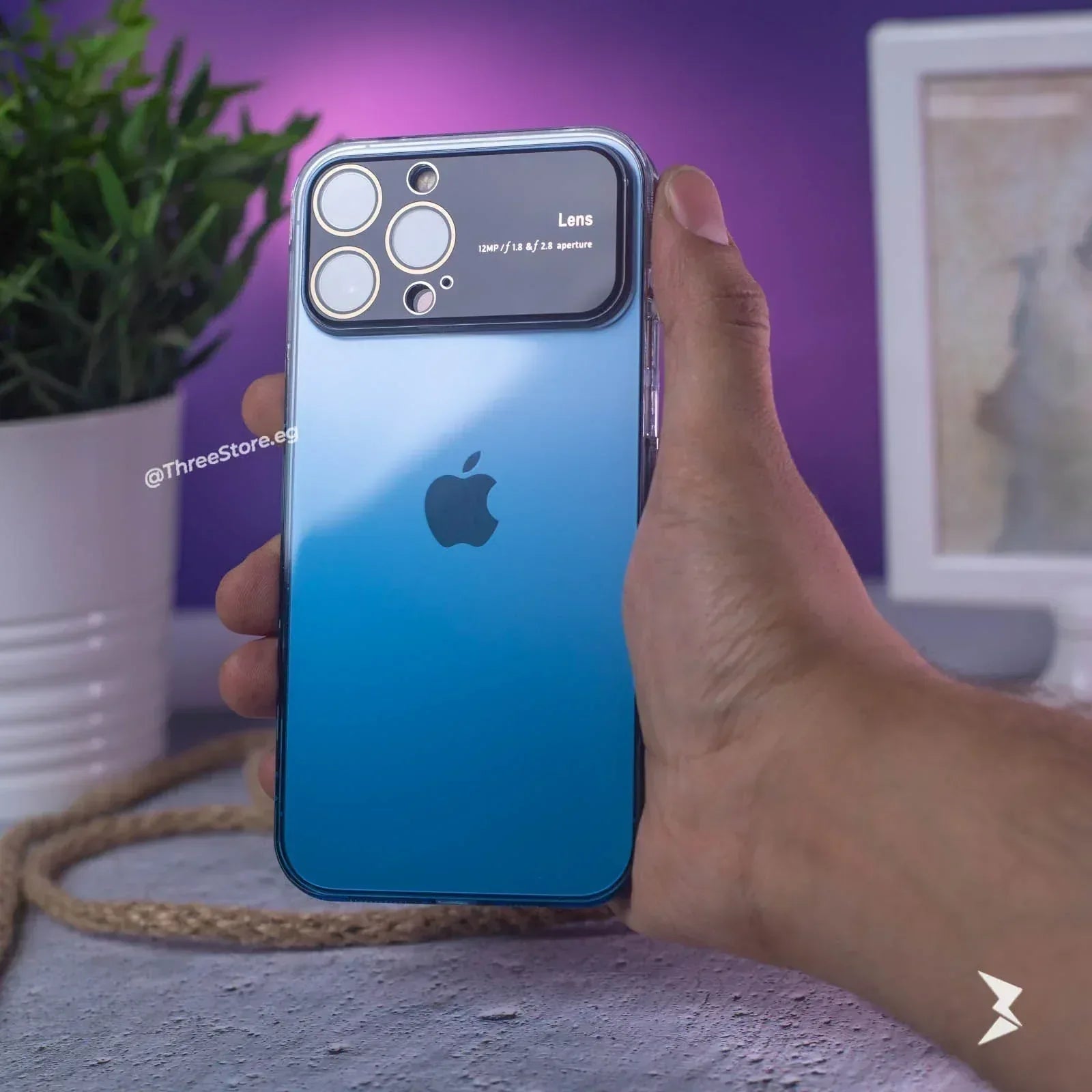 Gradient Acrylic Armor Case iPhone 12 Pro - Three