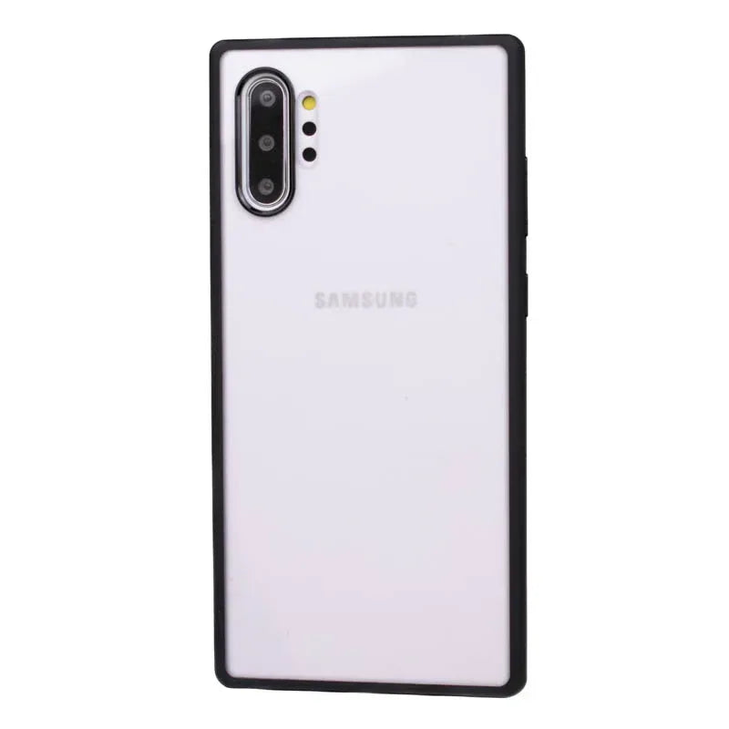 Q Series TPU Clear Back Case Samsung Note 10 Plus - Three