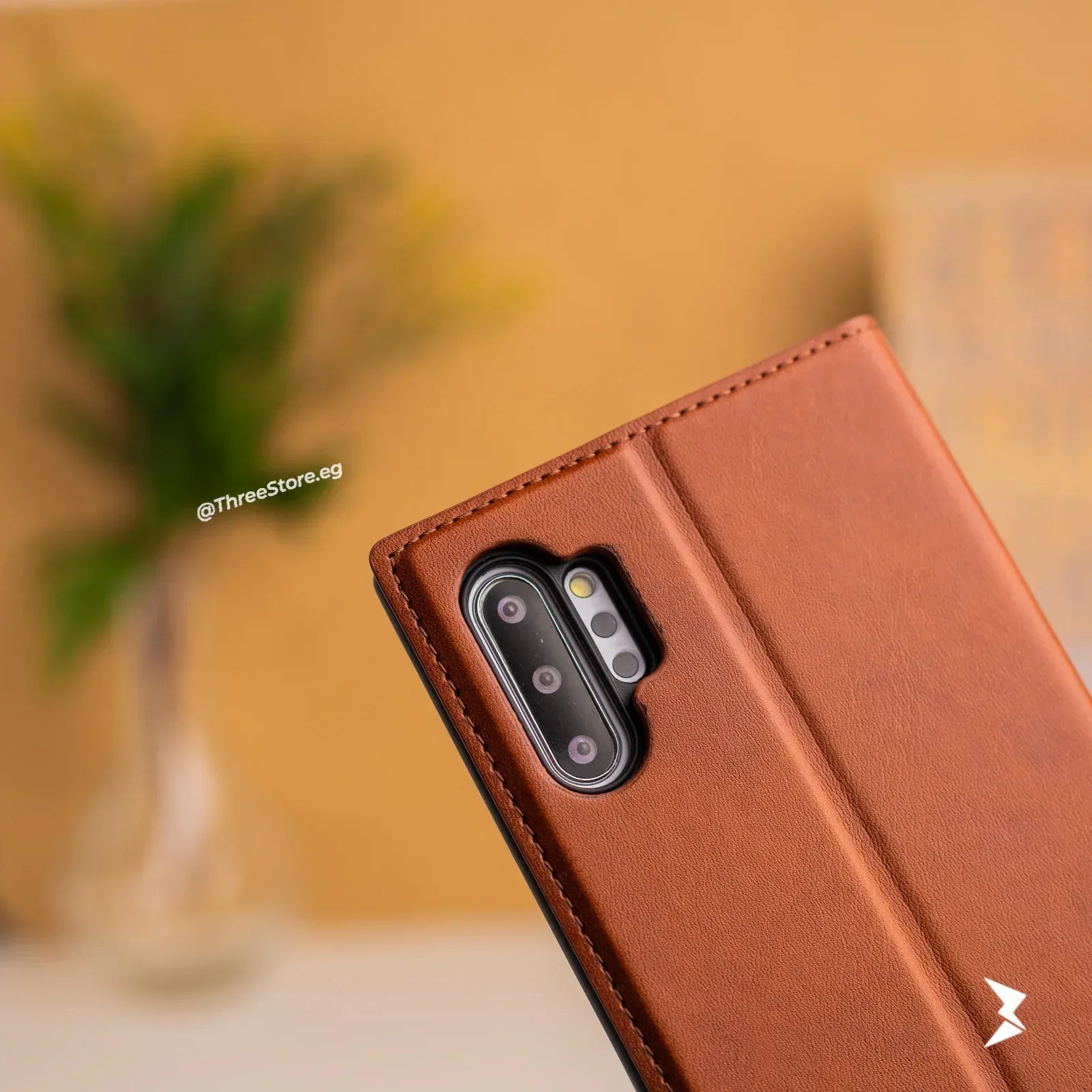 Cradle Flip Leather Case Samsung Note 10 Plus - Three