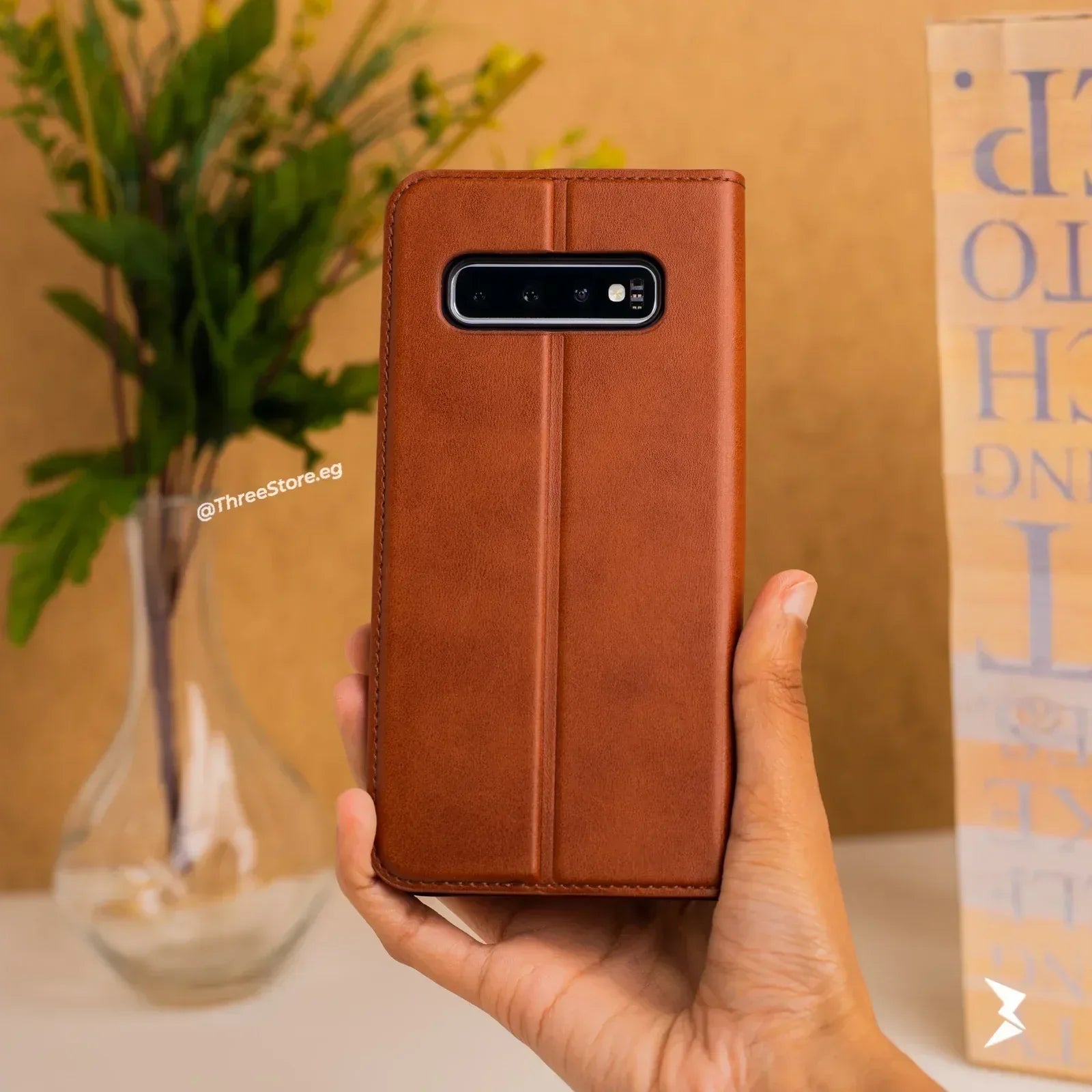 Cradle Flip Leather Case Samsung Note 8 - Three