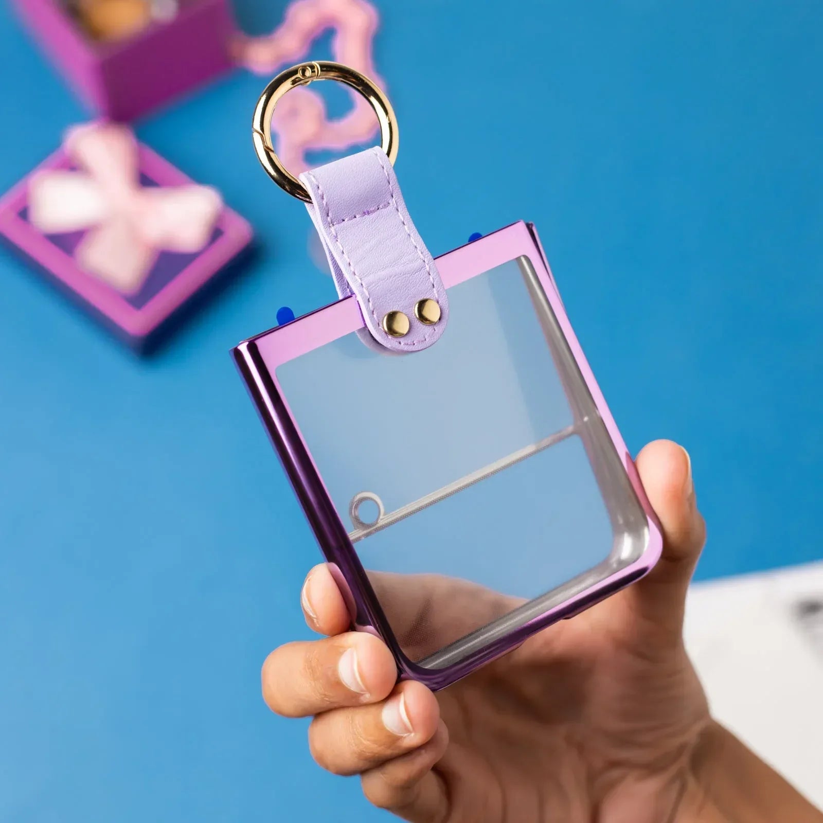 Transparent Ring Case Z Flip 4 - Three