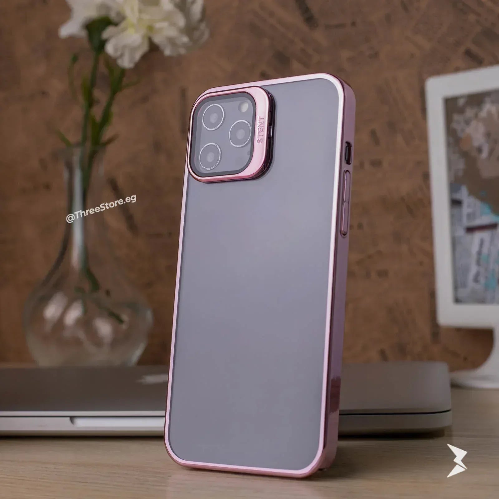 Invisible Folding Holder Camera Stand Case iPhone 13 Pro Max - Three