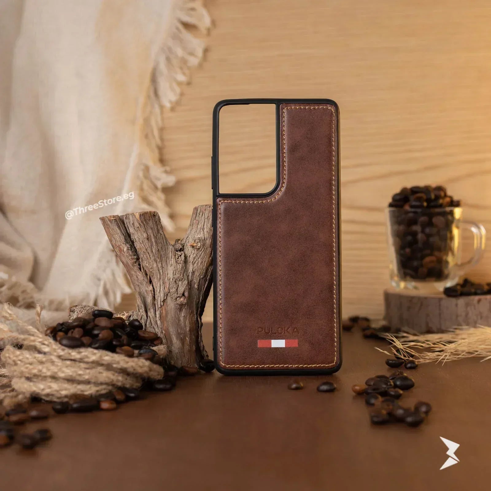Puloka HandMade Leather Case Samsung S21 Ultra - Three