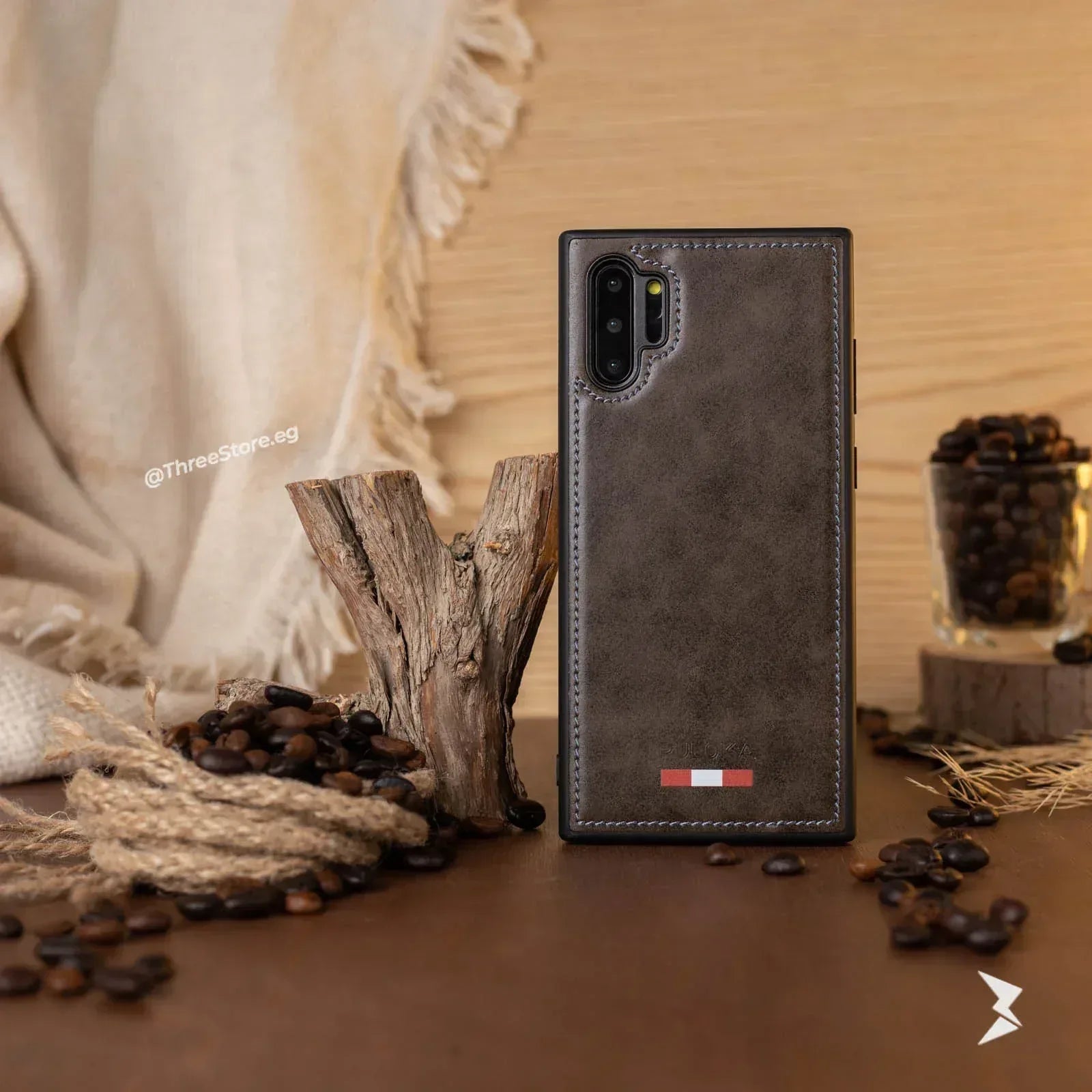 Puloka HandMade Leather Case Samsung Note 10 Plus - Three