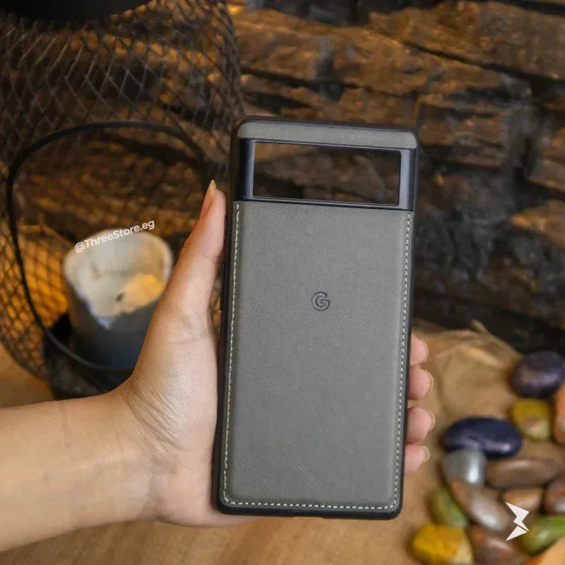 Cradle Leather Case Google Pixel 6 - Three