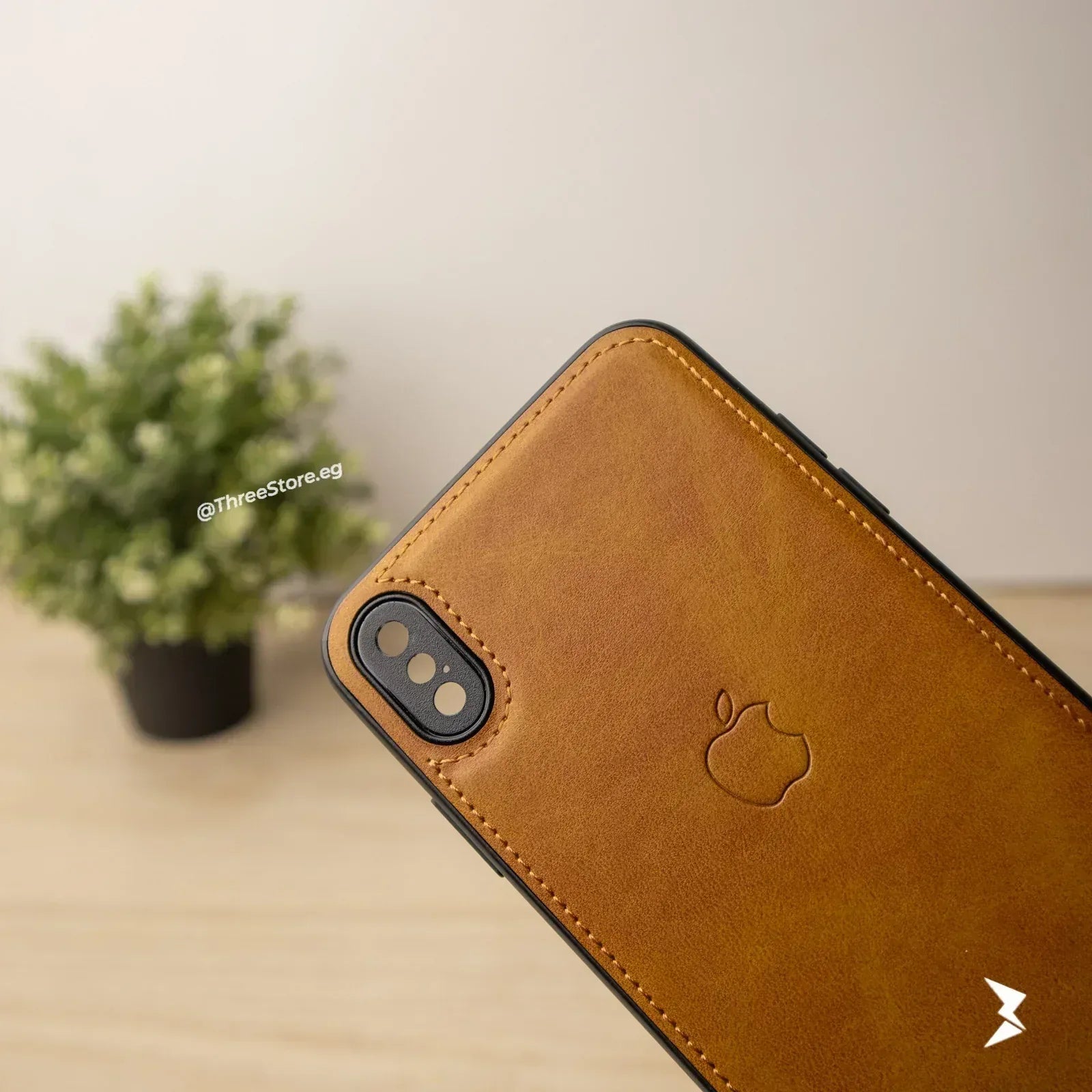 Cradle Leather Case iPhone X Max - Three