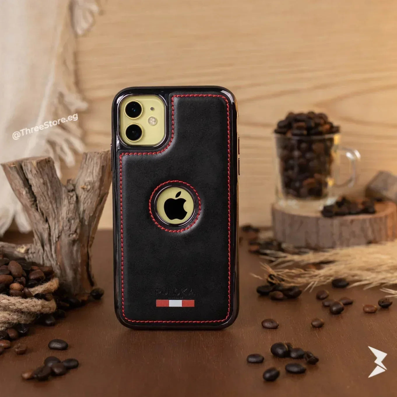 Puloka HandMade Leather Case iPhone 11 - Three