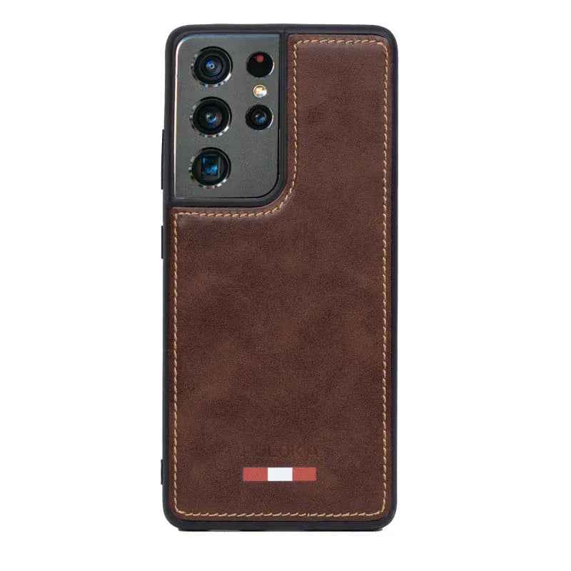 Puloka HandMade Leather Case Samsung S21 Ultra - Three