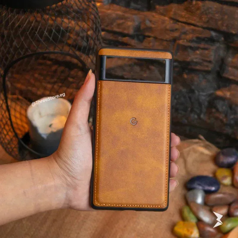 Cradle Leather Case Google Pixel 6 - Three