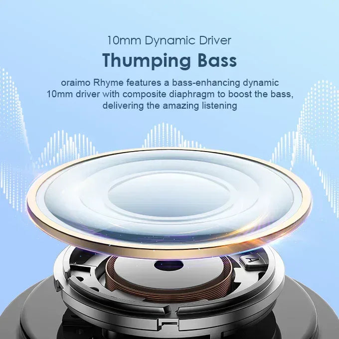 Oraimo OEB-E06DN Rhyme ANC True Wireless Earbuds - Three