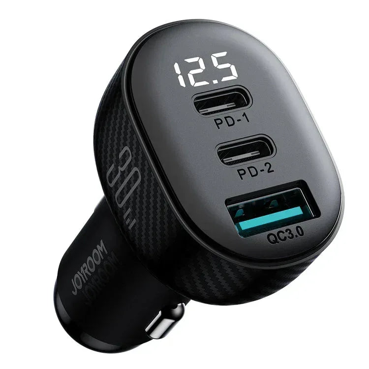 Joyroom 2A1C 30W Car Charger JR-CCD04 - Three