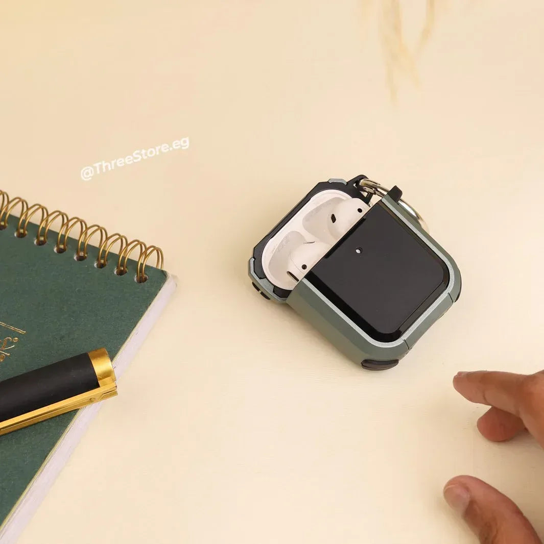EggShill Color Frame Case For Airpods 1/2 - Three