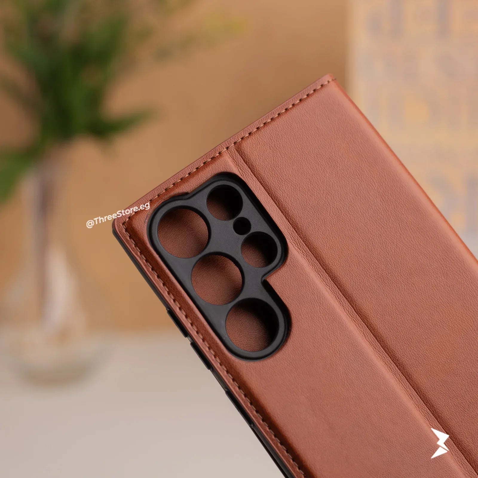 Cradle Flip Leather Case Samsung S22 Ultra - Three