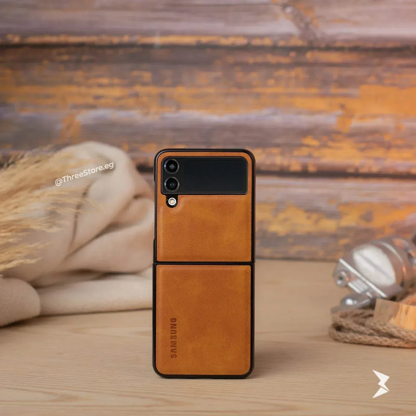 Craft Leather Case Samsung Z Flip 4 - Three
