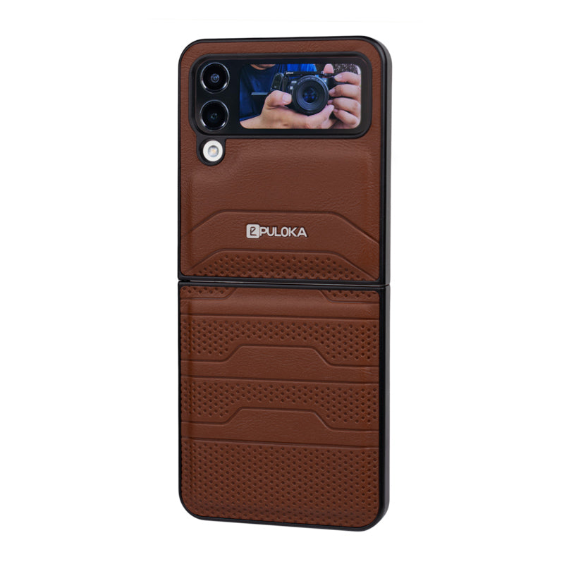 Puloka Dots Leather Case Samsung Z Flip 3
