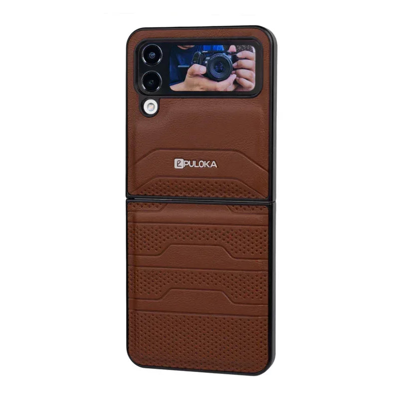 Puloka Dots Leather Case Samsung Z Flip 3 - Three