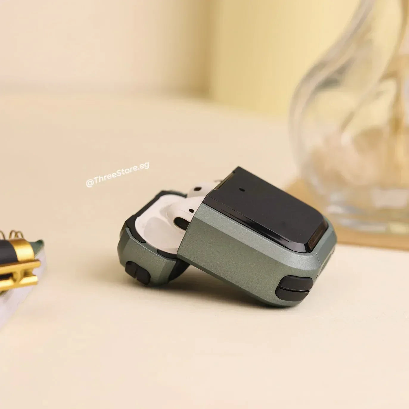 EggShill Color Frame Case For Airpods 1/2 - Three