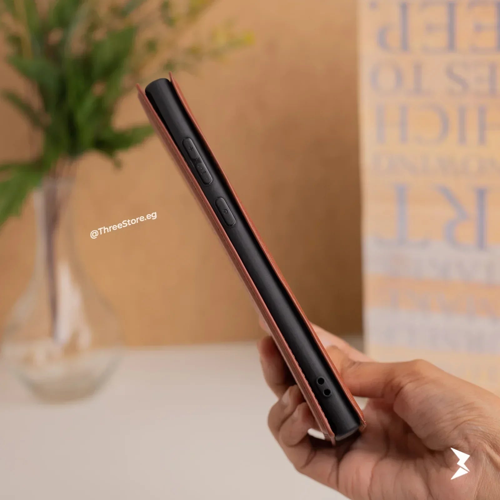 Cradle Flip Leather Case Samsung S22 Ultra - Three